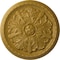Ekena Millwork Washington Ceiling Medallion (Fits Canopies up to 2 7/8"), 17 1/8"OD x 1 1/2"P, Pharaohs Gold CM17WAPGS - alternate 1